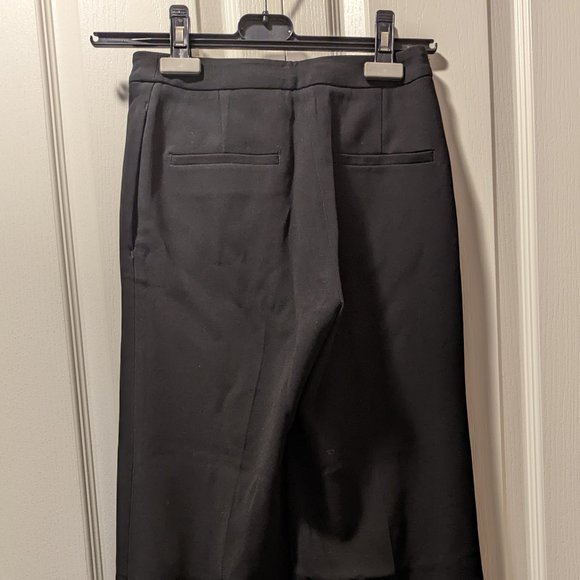 Babaton Black High Waisted Wide-leg trousers 00 - Picture 3 of 4